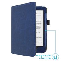 imoshion Vegan Leather Klapphülle Kobo Clara HD - Dunkelblau