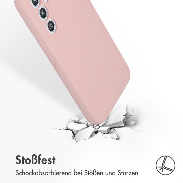 Accezz Liquid Silikoncase für das Samsung Galaxy A54 (5G) - Rosa