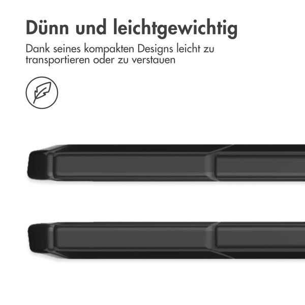 imoshion Trifold Hardcase Klapphülle Apple iPad Pro 13 (2024) M4 - Schwarz