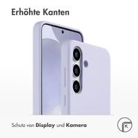 Accezz Liquid Silikoncase Samsung Galaxy S25 Plus - Violett