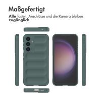 imoshion EasyGrip Backcover für das Samsung Galaxy S23 FE - Dunkelgrün