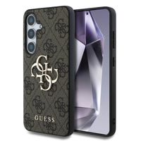 Guess 4G Metal Logo Back Cover für das Samsung Galaxy S25 - Brown