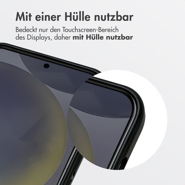 Accezz Sichtschutz-Schutzglas mit Applikator Samsung Galaxy S24 FE