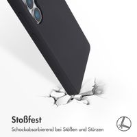 Accezz Liquid Silikoncase für das Samsung Galaxy S25 Ultra - Schwarz