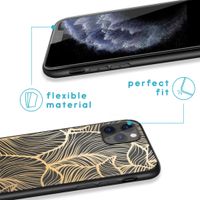 imoshion Design Hülle für das iPhone 11 Pro - Blätter / Schwarz