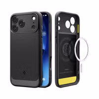 Spigen Rugged Armor Backcover MagSafe Apple iPhone 17 Pro - Matte Black