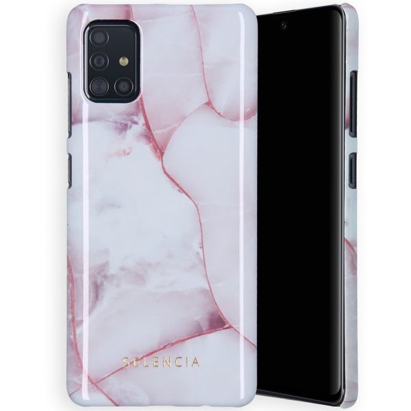 Selencia Maya Fashion Backcover für das Samsung Galaxy A71 - Quartz Rose