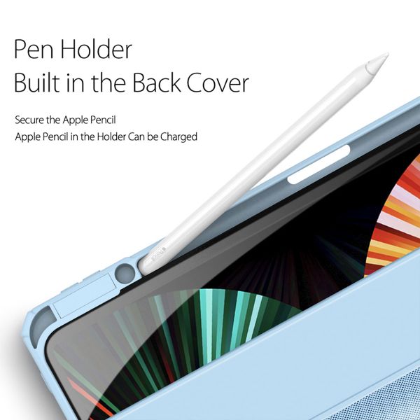 Dux Ducis Toby Klapphülle Apple iPad Pro 12.9 (2018/2020/2021/2022) - Blau