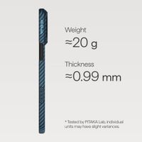 Pitaka Ultra Slim Case Apple iPhone 17 Pro Max - Blau