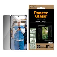 PanzerGlass Matrix Recycled 4-Way Privacy Displayschutz für das Samsung Galaxy S25