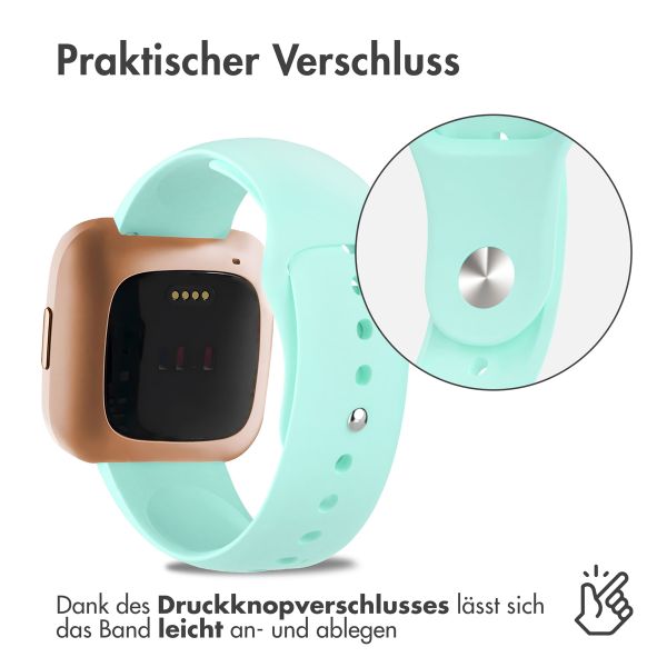 imoshion Silikonband Sport für das Fitbit Versa 2 / Versa Lite - Mintgrün