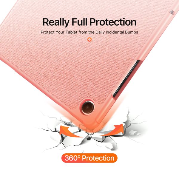 Dux Ducis Domo Klapphülle Samsung Galaxy Tab A11 Plus - Rosa