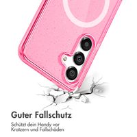 imoshion Sparkle Back Cover mit MagSafe Samsung Galaxy S25 Plus - Rosa