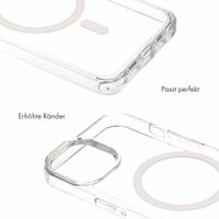 Selencia Rivièra MagSafe Backcover mit abnehmbarem Haken Apple iPhone 15 - Transparent