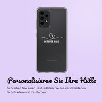 Hülle mit eigenem Foto und/oder Text Samsung Galaxy A52(s) (5G/4G) - Sierlijk hartje