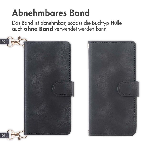 imoshion Klapphülle mit Kordel Samsung Galaxy S25 Plus - Schwarz