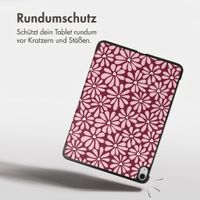 imoshion Design Trifold Klaphülle Apple iPad Air 11 Zoll (2026) M4 / (2025) M3 / (2024) M2 / Air 5 (2022) / Air 4 (2020) - Bloom Love Blush