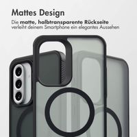 Accezz Rugged Frosted Back Cover mit MagSafe Samsung Galaxy A36 / A56 - Schwarz