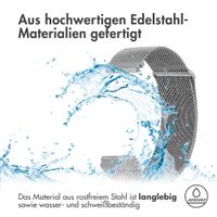 imoshion Mailändische Magnetarmband - 20-mm-Universalanschluss - Größe M - Silber