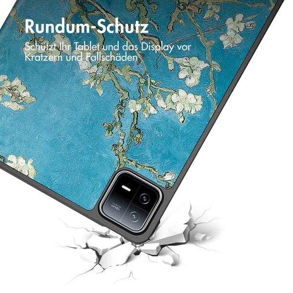 imoshion Design Trifold Klapphülle für das Xiaomi Pad 6 / 6 Pro - Green Plant