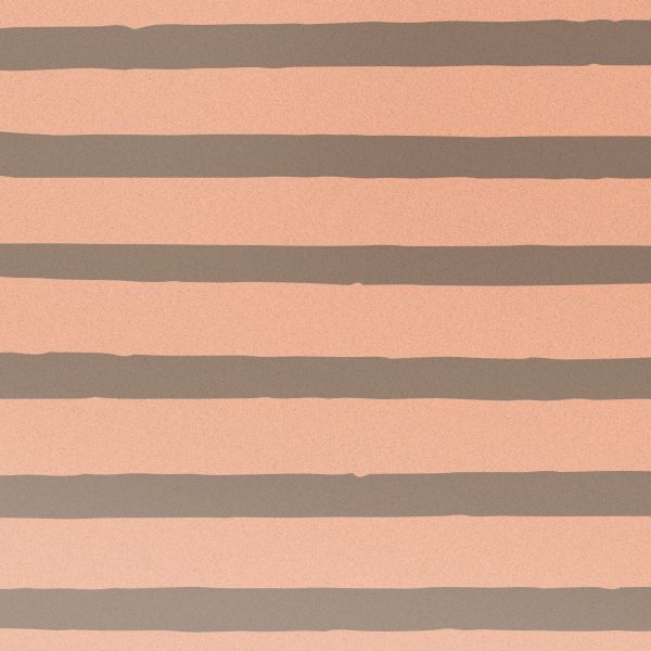 imoshion Design Hülle iPhone 14 - Striped peach reverse