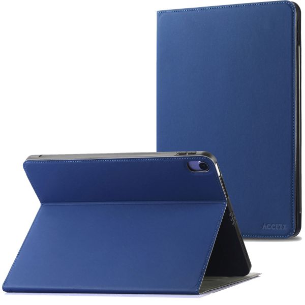 Accezz Classic Tablet Case für das iPad Mini 7 (2024) / iPad Mini 6 (2021) - Dunkelblau