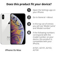 Accezz Wallet TPU Klapphülle Apple iPhone Xs Max - Gold