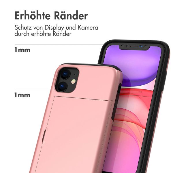 imoshion Backcover mit Kartenfach Apple iPhone 11 - Rosé gold