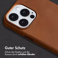 Accezz Vintage Leather Magsafe Backcover Apple iPhone 13 Pro - Tabacco Cognac