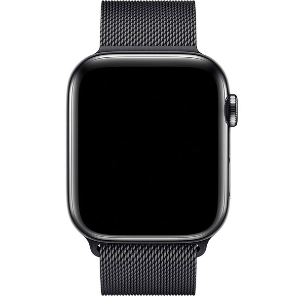 Apple Mailänder Fitness-Armband für Apple Watch Series 1-10 / SE / Ultra (2) - 42/44/45/46/49 mm - Schwarz