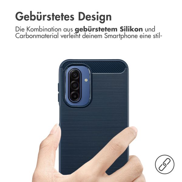 imoshion Brushed Back Cover Samsung Galaxy A17 - Dunkelblau