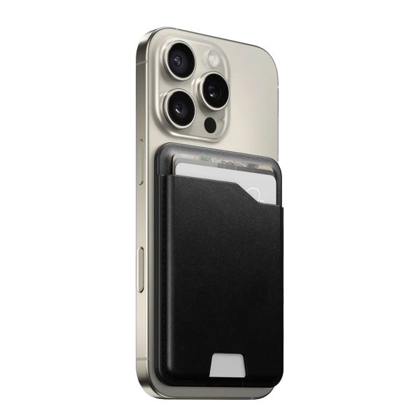 Nomad Horween Leder Mag Wallet mit Apple Find My Tracking - Black