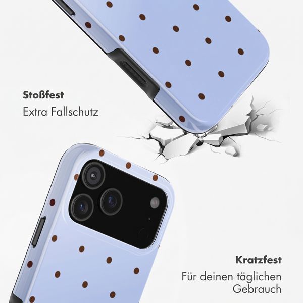 Selencia Vivid Rückabdeckung mit MagSafe Apple iPhone 17 Pro Max - Happy Dots Digital Sky