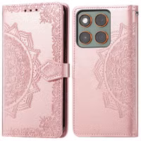 imoshion Mandala Klapphülle Motorola Edge 70 - Rose Gold