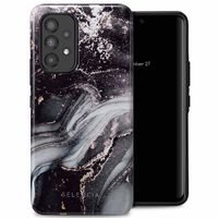 Selencia Vivid Tough Back Cover für das Samsung Galaxy A53 - Chic Marble Black