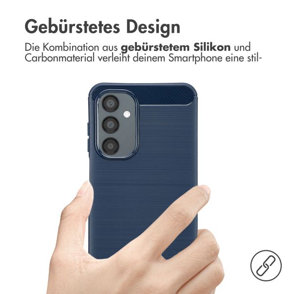 imoshion Brushed Back Cover Samsung Galaxy A26 - Dunkelblau