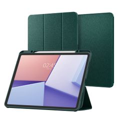 Spigen Urban Fit Klapphülle Apple iPad Air 13 Zoll (2025) M3 / (2024) M2 - Midnight Green