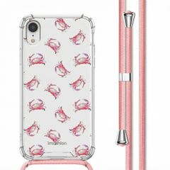 imoshion Design Hülle mit Band Apple iPhone Xr - Crab Watercolor