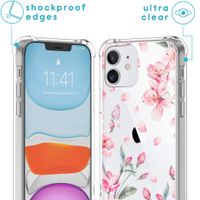 imoshion Design Hülle mit Band für das iPhone 12 Mini - Blossom Watercolor