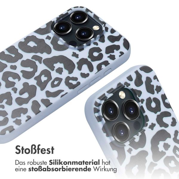 imoshion SilikonHülle design mit Band Apple iPhone 16 Pro - Animal Lila
