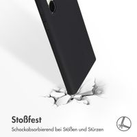 Accezz Liquid Silikoncase Samsung Galaxy S23 Ultra - Schwarz
