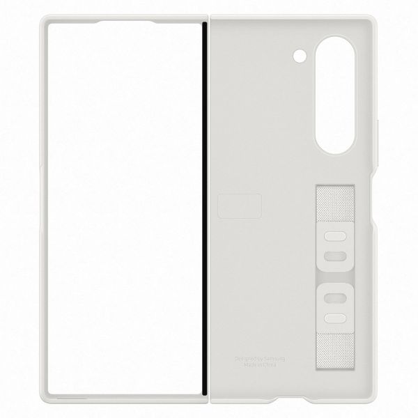 Samsung Original Silikon Cover mit Strap Samsung Galaxy Z Fold 6 - White