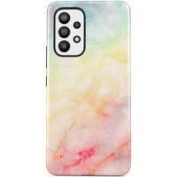 Burga Tough Back Cover für das Samsung Galaxy A53 - New Flame Rainbow