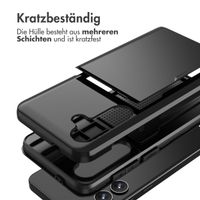 imoshion Backcover mit Kartenfach für das Samsung Galaxy S24 - Schwarz