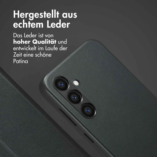 Accezz 2-in-1 Klapphülle aus Leder mit MagSafe Samsung Galaxy S24 Plus - Onyx Black