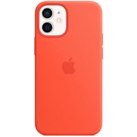 Apple Silikon-Case MagSafe für das Apple iPhone 12 Mini - Electric Orange