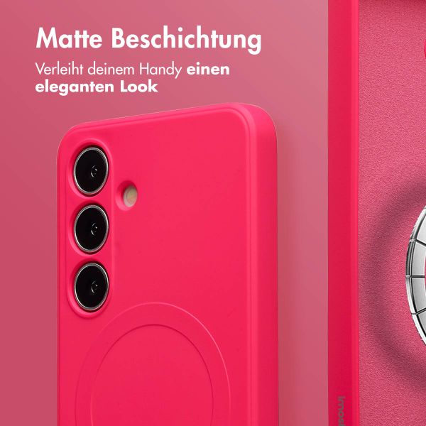 imoshion Color Back Cover mit MagSafe Samsung Galaxy S24 - Neon Pink
