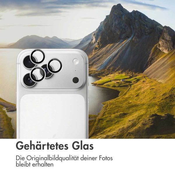 imoshion 2er Pack Kameraobjektivschutz für das Apple iPhone 17 Pro / 17 Pro Max - Silber