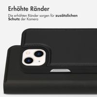 Accezz Premium Leather 2 in 1 Klapphülle für das iPhone 13 Mini - Schwarz