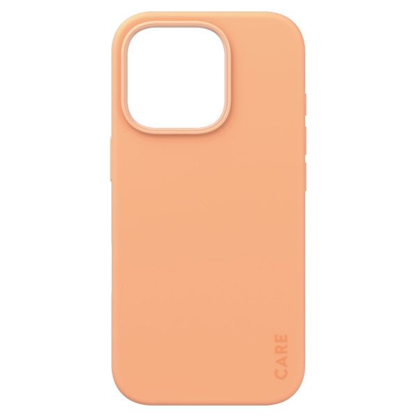 CARE by PanzerGlass Fashion Back Cover MagSafe für das iPhone 16 Pro - Peachy